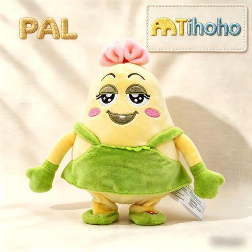 Cute Girl Potato Stuffed Toy, Soft Talking Walking Plush Toy for Kids