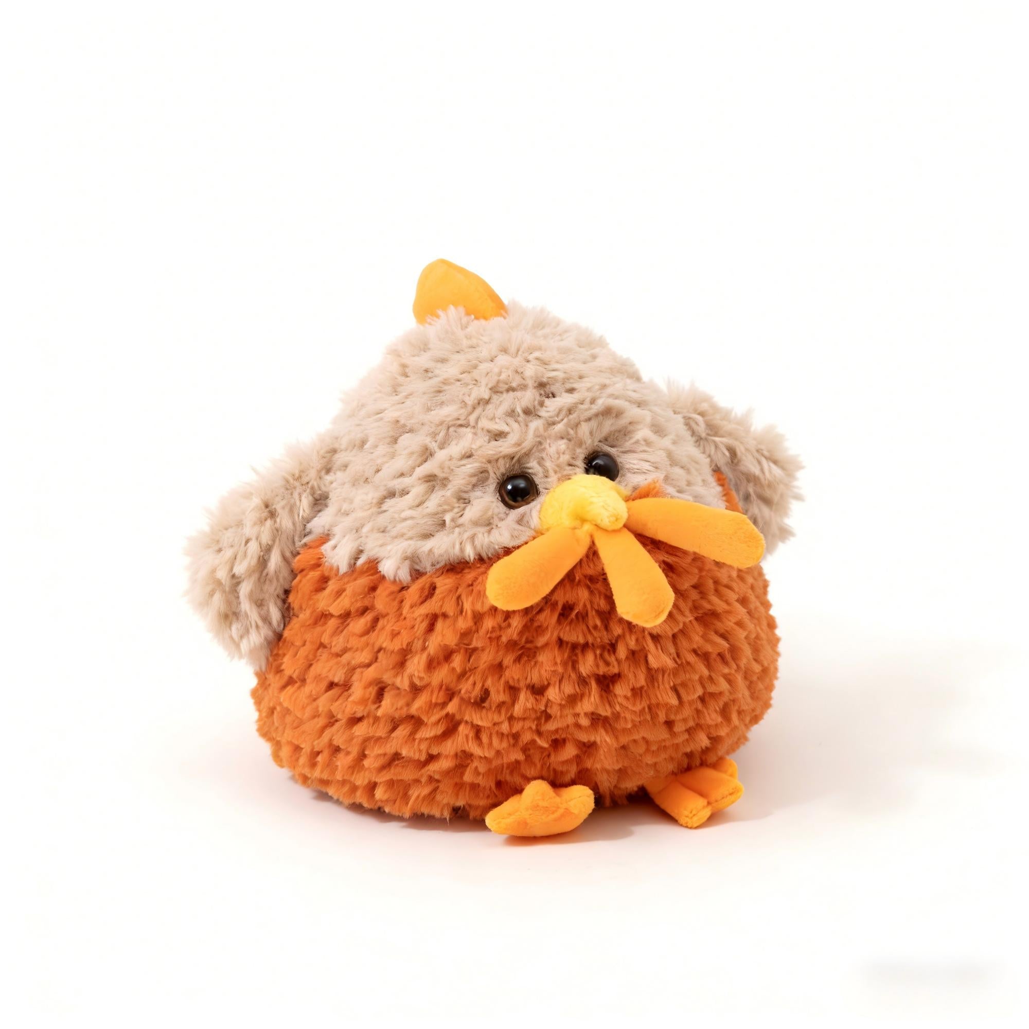 Tihoho Coco brown chick plush toy, portable baby music soother, soft stuffed animal for newborns and toddlers
